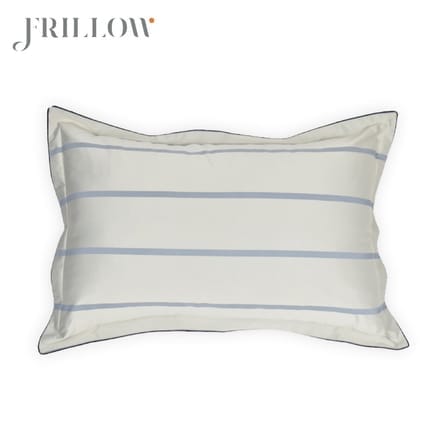 ชุดผ้าปูที่นอน 5 ฟุต 3 ชิ้น FRILLOW 800TC COTTON SILK สี WHITE DAWN คอลเลคชั่น PRESTIGE_5